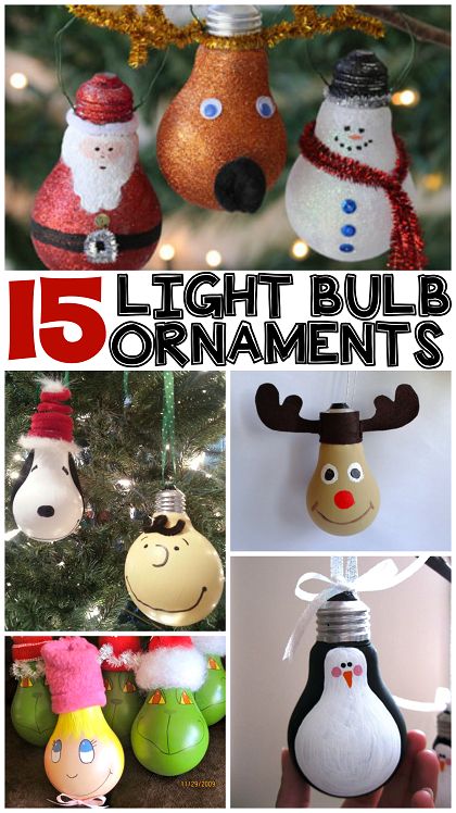 15 DIY Light Bulb Ornaments - @craftymorning0 #ChristmasDecorations Painted Lightbulb Ornaments, Morning Christmas, Jul Diy, Light Bulb Crafts, Crafty Morning, Bulb Ornaments, Diy Christmas Lights, Light Bulb Ornaments, Couples Ideas