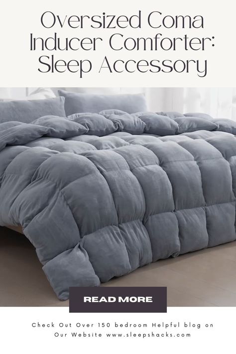 Oversized Coma Inducer Comforter Coma Inducer Comforter, Oversized King Comforter, Weighted Comforter, Oversized Comforter, Zen Bedroom, Sleep Accessories, King Comforter Sets, Down Comforter, King Comforter