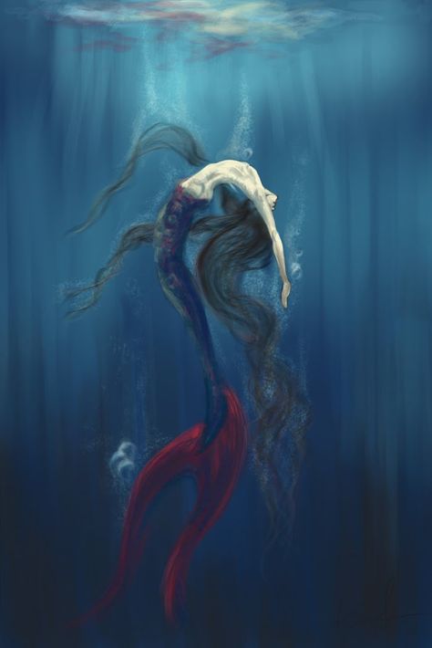 Famous Mermaid Paintings | ... art-gallery/charles-haslewood-shannon-painter/the-mermaid-oil-painting Siren Archetype, Mermaid Oil Painting, Mermaid Oil, Swamp Mermaid Art, Mermaid Paintings, Underwater Mermaid Painting, Siren Painting Classical, Oil Drawing, Bioluminescent Mermaid Art