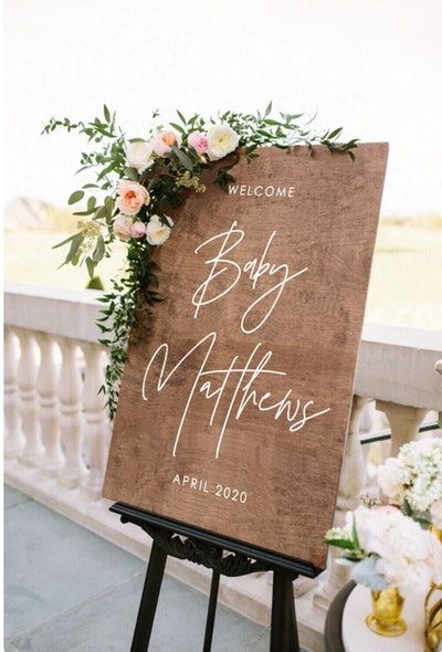 Wood Welcome Sign Wedding, Wedding Sign Wood, Welcome Baby Signs, Sparkler Sign, Wood Welcome Sign, Welcome Sign Wedding, Rustic Party, Outdoor Baby Shower, Wooden Wedding Signs