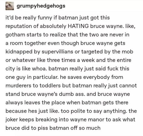 Humour, Bruce Wayne Funny, Dc Memes Funny, Dp X Dc, Owlman Dc, Batfamily Memes, Dc Funny, Dc Comics Funny, Batfamily Funny