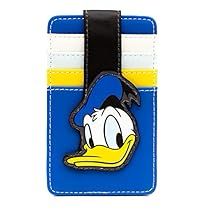 Disney Card Holder, Disney Wallet, Disney Donald Duck, Disney Cards, Id Wallet, Face Id, Smiling Face, Leather Collar, Card Holder Wallet