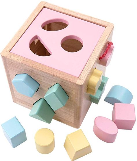 Preschool Learning Toys, Wooden Toys For Toddlers, Cube Toy, Wooden Baby Toys, Kid Toys, Toddler Learning, Montessori Toys, Learning Toys