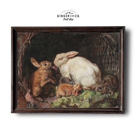 This Giclée Prints item by GingerandCoPrintShop has 7 favorites from Etsy shoppers. Ships from Colorado Springs, CO. Listed on Apr 24, 2024 Bunny Wall Art, Spring Wall Art, Bunny Painting, Rabbit Painting, Fine Art Painting Oil, Vintage Rabbit, Hur Man Målar, Framed Oil Painting, Rabbit Print