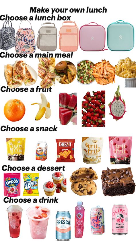 Good Ideas For Lunch, School Lunch Ideas 7th Grade, Really Healthy Lunch Ideas, Health Lunch For School, Meal Ideas For School Lunches, Things To Pack In Your Lunch, Things To Pack For Lunch Back To School, Snacks For Back To School, Healthy Meals For School Lunch