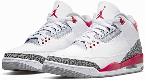 Originally released in 1988, the Air Jordan 3 was the first Air Jordan designed by Tinker Hatfield. They also served as the debut for the now iconic "Jumpman," which would replace the original Air Jordan "Wings" logo going forward. Tenis Jordan Retro, Jordan 3s, Jordan Model, White Cement, Jordan 3 Retro, Black Cement, Air Jordan 3 Retro, Lucky Green, Nike Dunk High