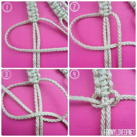 Diy Macrame Wall Hanging, Diy Bracelets With String, Macrame Wall Hanging Tutorial, String Bracelet Patterns, Macrame Knots Tutorial, Diy Jewelry Rings, Diy Bracelets Tutorials, Friendship Bracelets Tutorial, Bracelets Handmade Diy