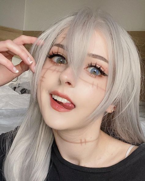 18.8k Likes, 134 Comments - Jam (@spacejamminn) on Instagram: “This is something I definitely shouldn’t have done LMAO - - - - #jjk #jujutsukaisen…” Cosplay Simple, Cosplay Makeup Tutorial, Haikyuu Cosplay, Vampire Bride, Easy Cosplay, Anime Cosplay Makeup, Cosplay Inspo, Anime Makeup, Cute Eye Makeup