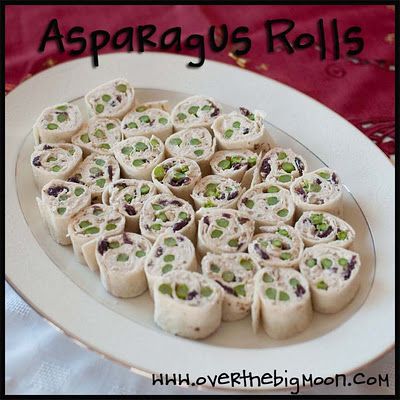 Asparagus Rolls - the best pin wheel appetizer for a party! Best part they can be made quite a bit ahead of time! Chicken Spread, Make Ahead Appetizer, Asparagus Rolls, Gross Food, No Cook Appetizers, Big Moon, How To Cook Asparagus, Asparagus Recipe, Chicken Parmesan