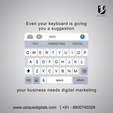 Your business needs digital marketing Elevate your brand with tailored digital marketing solutions. Let's create a strategy that suits your business needs! 💼📈 👉Social media 👉SEO 👉Website Development 👉Google Ads 👉Creative Designs 👉Instagram Audit 👉E-commerce Listing 👉Lead Generation Visit: www.ubiquedigitals.com You can call us on : +91-8800740329 ✨ Follow for more tips, facts and honest social media & marketing talk. . . . . . #websitemarketing #smallbusinessbigdreams #smallbusinessstartu... Seo Marketing Creative Ads, Digital Marketing Strategy Social Media Tips, E Commerce Social Media Post, Social Media Creatives Design, Creative Post For Digital Marketing, Lead Generation Creative Ads, Ad Agency Creative Ads, Digital Marketing Agency Creative Ads, Website Development Creative Ads