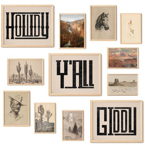 PRICES MAY VARY. Aesthetic Western Home Decor: Elevate your space with our Western Wall Art. Each print embodies the essence of Western Decor, perfect for adding rustic charm to any living room, bedroom, kitchen, office or dorm Complete Western Room Decor Set: Saddle up for style with our diverse set of Western Prints for your Western decorations. From Southwest Decor to Boho Western Wall Decor with desert wall art, cactus wall art and more, this collection offers a variety of sizes with three 8 Western Glam Decor Living Room, First Apartment Decorating Western, Western Transitional Decor, Western Bathroom Wall Decor, Western Beach Decor, Vintage Texas Art, Retro Western Bedroom, Wall Collage Western, Western Gallery Wall Ideas