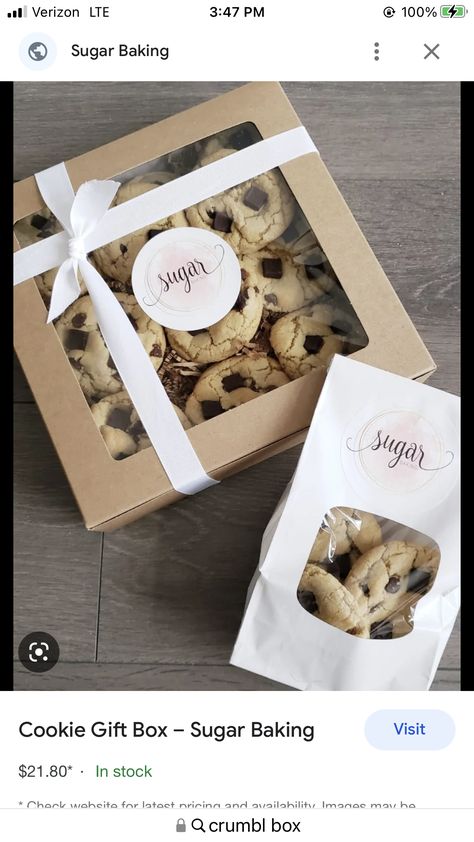 Best Cookie Packaging, Packaging Homemade Cookies, Biscuit Gift Packaging, Gift Wrap Cookies Packaging Ideas, Cookie Business Packaging Ideas, Packaging Design For Cookies, Sweet Treats Packaging Ideas, Small Bakery Packaging, Bakery Cookie Packaging