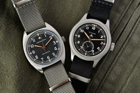 Hamilton Khaki Pilot Pioneer vs. The Timor Heritage Field - Review Hamilton Khaki Field Mechanical, Khaki Field Mechanical, Hamilton Khaki Pilot, Hamilton Khaki Field, Hamilton Khaki, Monochrome Watches, British Armed Forces, Military Looks, Field Watches