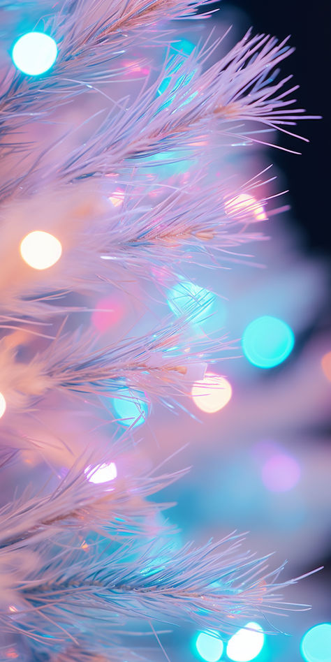 Christmas Lights Iphone Wallpaper, Christmas Lights Wallpaper Backgrounds, Iphone Wallpapers Christmas Lights, Blue Christmas Wallpaper, Winter Christmas Wallpaper, Pink Christmas Lights Wallpaper, Christmas Y2k, Y2k Christmas, Winter Lights Wallpaper Tree