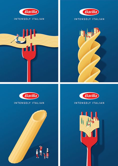 Joey Guidone illustration portfolio. - Salzman International Illustration Agency Ad Illustration Design, Illustration Creative Ads, Pasta Ads, Food Marketing Ideas, Illustration Ads, Creative Print Ads, Pasta Illustration, Creative Ads Design, Advertising Portfolio