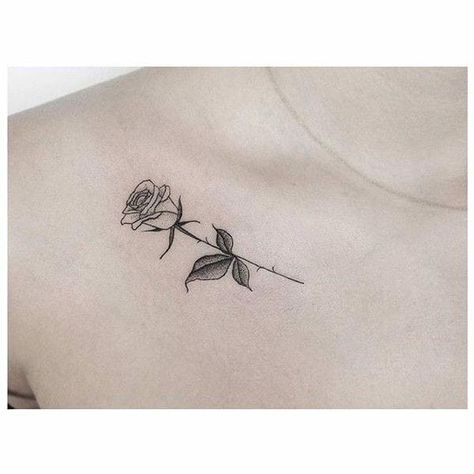 Rose Tats, Rose Tattoos For Women, Shoulder Tattoos For Women, Thigh Tattoos Women, Cute Tattoos For Women, Dainty Tattoos, Feminine Tattoos, Simplistic Tattoos, Small Tattoo