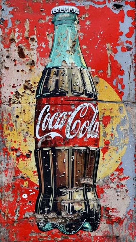 Coca Cola Wallpaper, Coca Cola Poster, Romantic Paintings, Coke Cola, Retro Sign, Pepsi Cola, Fascinating Facts, Coca Cola Vintage, Vintage Poster Art