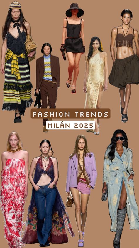 Tendrs tendencias boho marrón primavera verano 2025 Milán 2025 Fashion Trends, 2025 Fashion, Future Trends, Spring Fashion Trends, Summer Fashion Trends, Spring Trends, Spring Fashion, Milan, Outfit Inspirations