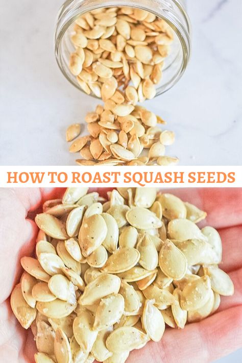 How To Roast Squash Seeds - Squash seeds are nutrient dense and perfect for on the go snacking! #finishedwithsalt #healthy #healthysnack #squashseeds #pumpkinseeds #roasted | finishedwithsalt.com How To Roast Squash, Roasted Squash Seeds, Roast Squash, Butternut Squash Seeds, Snack Mixes, Baked Squash, Squash Seeds, Healthy Holiday Recipes, How To Roast