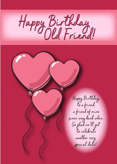 Happy Birthday Old Friend card Birthday Old Friend, Happy Birthday Old Friend, Cards For Friends, Card Envelopes, Card Card, Happy Birthday Wishes, Friend Birthday, Holiday Card, Birthday Greetings