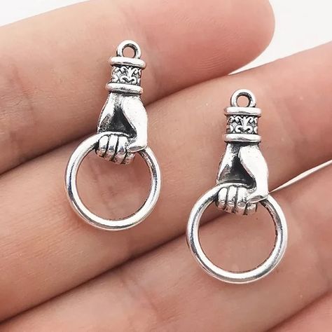 Hand Holding Ring Charm 3D - Etsy 3d Hand, Diy Jewelry Findings, Hand Holding, Hand In Hand, Jump Rings, Jewelry Findings, Charm Jewelry, Charm Pendant, Zinc Alloy