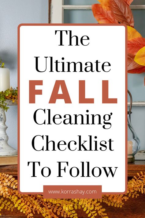 Autumn Cleaning, Seasonal Cleaning Checklist, Things To Clean, Deep Cleaning Schedule, Monthly Cleaning Checklist, Fall Cleaning Checklist, Seasonal Cleaning, Deep Cleaning Checklist, Deep Cleaning House