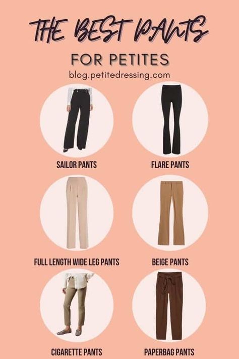 7 Best Pants for Petite Women You Should Get Now Pants Every Woman Should Own, Office Outfit For Petite Women, Pants For Winter For Women, Jeans Every Girl Should Own, Different Pants Styles For Women, Short Girl Work Outfits, Best Pants For Curvy Petite, Fashion Outfits Petite Women, Ootd For Petite Women