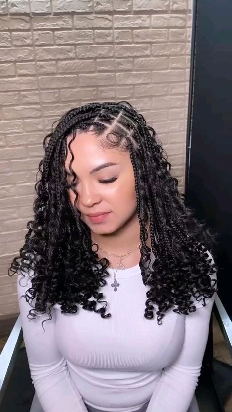 Bob Braids Hairstyles, Short Box Braids Hairstyles, Braided Hairstyles For Black Women Cornrows, Short Box Braids, Big Box Braids Hairstyles, Feed In Braids Hairstyles, Goddess Braids Hairstyles, Box Braids Hairstyles For Black Women, Braids Hairstyles Pictures