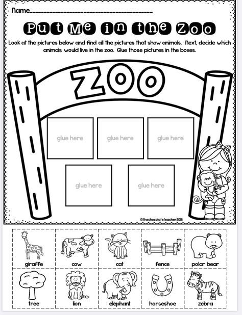 Zoo Worksheets, Zoo Activities Preschool, Zoo Lessons, Zoo Animals Preschool, Zoo Animal Activities, Preschool Zoo Theme, Zoo Preschool, Zoo Crafts, Zoo Map