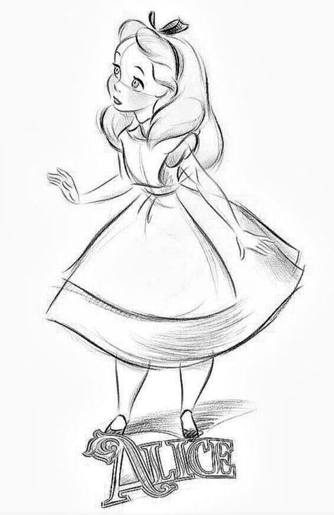 Alice In Wonderland Drawings Sketches, Drawing Alice In Wonderland Sketches, Drawing Of Alice In Wonderland, Alice Drawing Wonderland, Alice And The Wonderland Drawings, Alice In Wonderland Alice Drawing, Alice And Wonderland Sketch, Alice Wonderland Drawing, Alice In Wonder Land Drawing