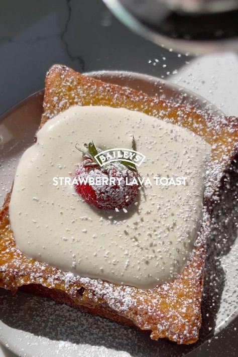 Make life sweeter with Baileys Strawberry Lava Toast [Video] in 2022 | Diy food recipes, Food, Food recipies Best Chocolate Lava Cake Recipe, Lava Toast, Chocolate Molten Lava Cake, Lava Cake Recipe, Molten Lava Cake, Chocolate Lava Cake Recipe, Baileys Original Irish Cream, Baileys Original, Chocolate Lava Cake