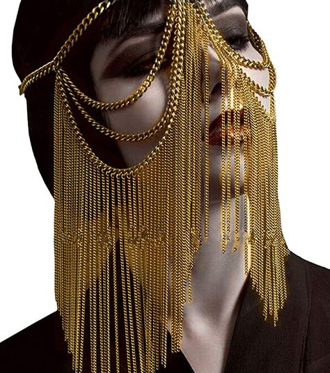 Egyptian Mask, Festival Headdress, Dance Bras, Overwatch Cosplay, Female Mask, Face Jewellery, Steampunk Accessories, Head Chain, Festival Outfit