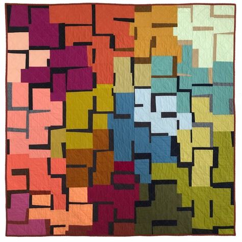 “Give and Take” by Tara Faughnan – Louisa Enright's Blog Abstract Quilt, Give And Take, Pdf Quilt Pattern, Foundation Paper Piecing, New Class, Quilting Tips, Mini Quilt, Quilt Sizes, Pdf Patterns