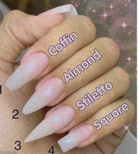 Best Nail Shape, Nail Inspo Ideas, Short Nail Inspo, Types Of Nails Shapes, Business Nails, Nail Techniques, Diy Acrylic Nails, Gel Nails Diy, French Tip Acrylic Nails