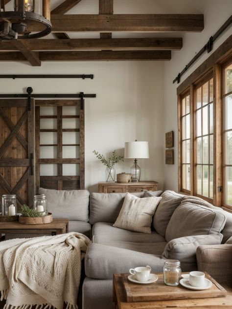 Embrace Cozy Charm: Rustic Living Room Ideas for a Natural, Country-Inspired Haven | aulivin.com Country Lounge, Louisiana House, House Flipper, Watermelon Baby, Rustic Farmhouse Living Room, Living Room Decor Rustic, Cottage Living Rooms, Inspirational Photos, Country Living Room