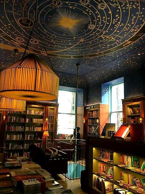 Cool Night Sky Ceiling!!! Victorian Furniture Living Room, Victorian Furniture, Tiles Design, Home Libraries, Home Ceiling, The Ceiling, Book Shelf, Dream Rooms, My New Room