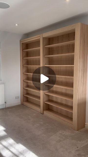 Jon Lewis on Instagram: "Shhh….it’s a secret 🔥🔥

Oak secret bookcase door looking 🔥

#secretbookcase #secretdoor #secretbookcasedoor #oakfurniture #oak #woodworkingskills #carpentry #secret #reeloftheday #ınstagood #fyp" Secret Bookcase Door, Bookcase Door, Oak Bookcase, Secret Door, The Secret Book, Woodworking Skills, Oak Furniture, Carpentry, Bookcase