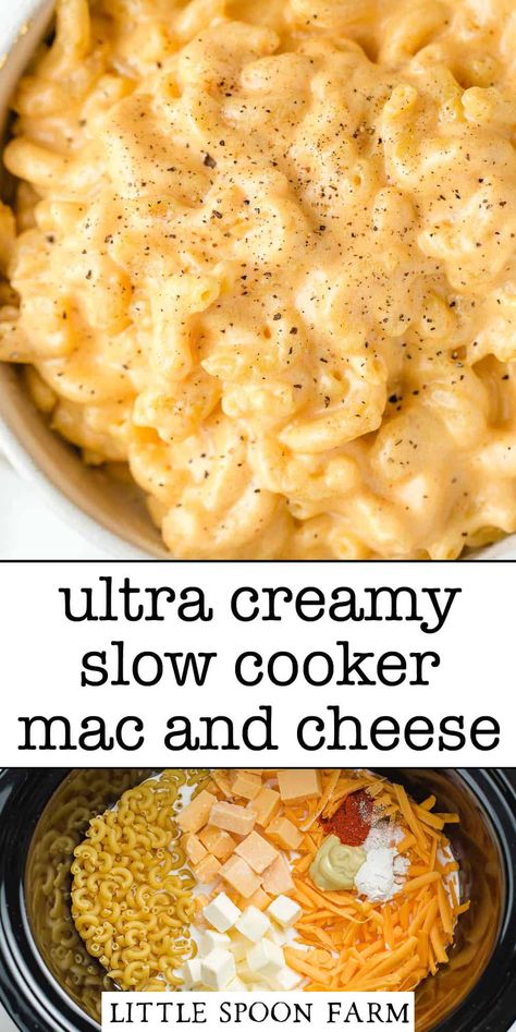 Slow Cooker Mac And Cheese, Crock Pot Mac And Cheese, Crock Pot Mac, Slow Cooker Pasta Recipes, Slow Cooker Pasta, Scooby Snacks, Thanksgiving Menu Ideas, Crockpot Dishes, Crockpot Recipes Slow Cooker