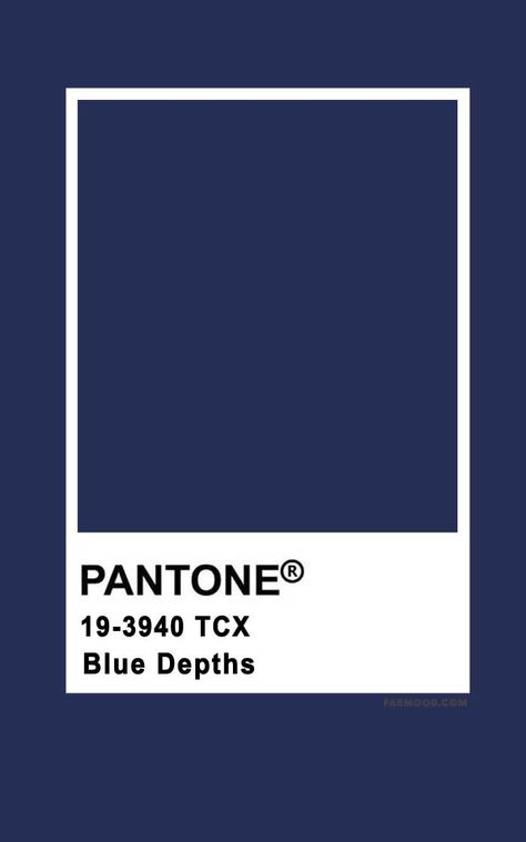 Pantone Blue Depths 13-3940 | Wedding Colours, Wedding Themes, Wedding colour palettes #pantone #colorpalette Pantone Blue Palette, Pantone Navy Blue, Pantone Colors Blue, Dark Blue Pantone, Pantone Dark Blue, Navy Blue Pantone, Pantone Navy, Pantone Azul, Wedding Staircase