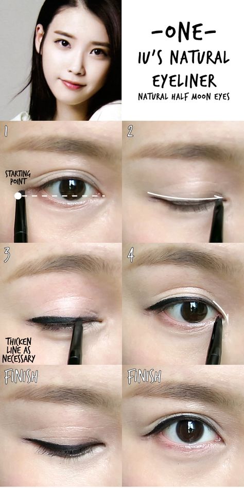 6 K-pop Inspired Korean Style Eyeliners Tutorial | MADOKEKI beauty, skincare, style Korean Eyeliner, Make Up Mata, Makeup Korean Style, Make Up Diy, Membentuk Alis, Tutorial Eyeliner, Eyeliner Tips, Natural Eyeliner, Mekap Mata