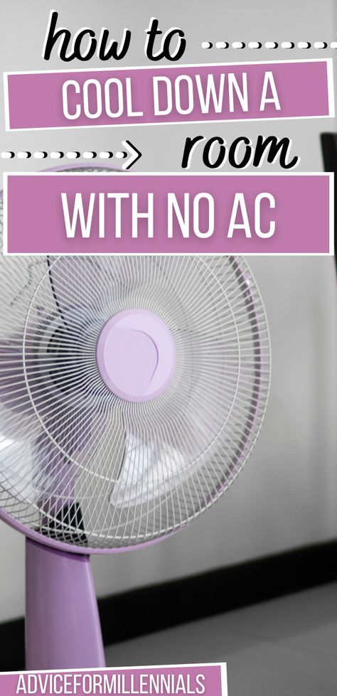 How to Cool Down a Room With No AC Diy Ac, Adulting Tips, Bathroom Vent Fan, Instant Water Heater, Ac Fan, Summer Hacks, Air Fan, Apartment Hacks, Room Cooler