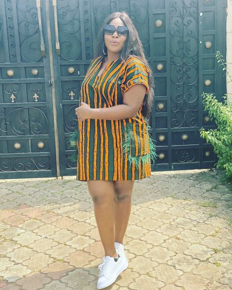 Ankara Mini Gown Styles, Simple Ankara Short Gown Styles With Sneakers, Ankara Short Gown Styles With Sneakers, Ankara Shift Dress, Ankara Short Gowns, Short Gown Styles, Short Ankara Dresses, Ankara Short, Ankara Short Gown Styles