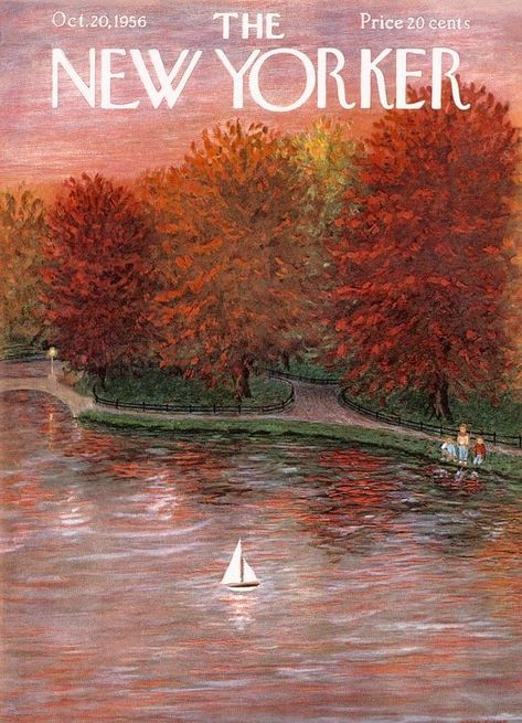 The New Yorker October 20 1956 Autumn Cover - Fall Fridays Volume 4