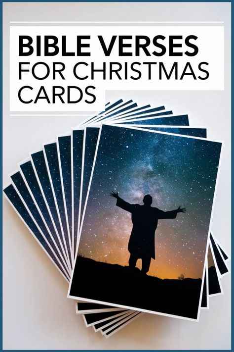 Bible verses for Christmas cards with a silhouette against a starry sky. Christmas Verses For Cards For Family, Bible Verse Christmas Card, Bible Verses For Christmas Cards, Verses For Christmas Cards, Christian Christmas Quotes, Christmas Cards Wording, Christmas Card Verses, Christmas Bible Verse, Christmas Greetings Messages