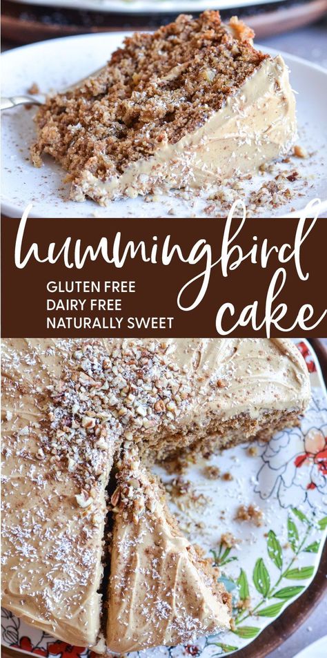 Paleo Hummingbird Cake, Hashimotos Dessert Recipes, Healthy Hummingbird Cake, Tasty Freedom Cookbook Recipes, Whole Food Cake Recipes, Aip Birthday Cake Recipes, Whole 30 Desert Ideas, Keto Hummingbird Cake, Whole 30 Cake