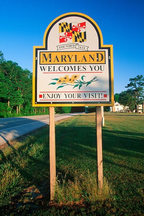 Visit Maryland, Southern Maryland, Failed Attempt, Maryland Flag, Fav Place, State Signs, Ocean City Maryland, Fun Adventure, Roadside Attractions