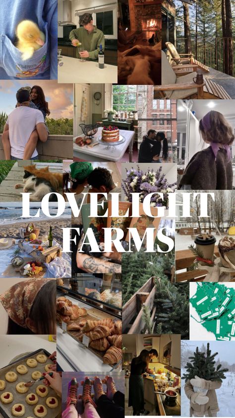 Lovelight farms series collage; cover for board Farms Aesthetic, Lovelight Farms, Collage Cover, Summer Books, Book Boyfriends, Fan Book, Book Addict, Book Aesthetic, Romance Books