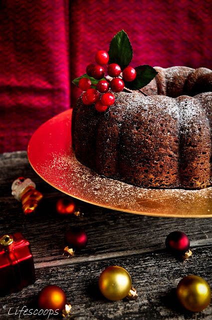 Christmas Fruit Cake, Fruit Cake Christmas, Xmas Cake, Christmas Cake Recipes, Christmas Fruit, Plum Cake, Gingerbread Cake, Christmas Goodies, Food Cakes