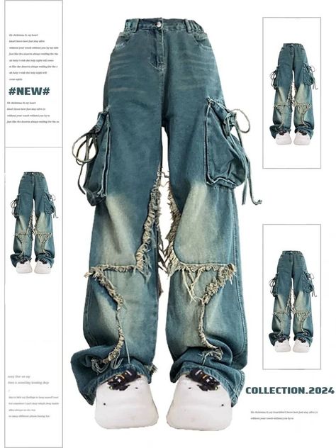 Five Point Star, Patchwork Star, Star Pants, Neat Casual Outfits, Casual Denim Jeans, 2000s Clothes, Dress Jeans, Denim Jeans Men, Work Dress