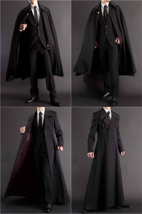 Long coat + formal robe for all your suiting and wizarding needs. - 9GAG Anatomy Reference, Drawing Clothes, Drawing Tutorials, Gentleman Style, Fantasy Clothing, Fantasy Fashion, Character Outfits, Mode Inspiration, Costume Design